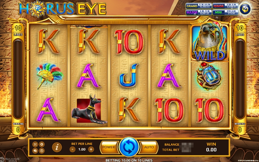วิธีการเล่น Horus Eye slot